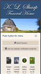 Mobile Screenshot of klsharpfuneralhome.com